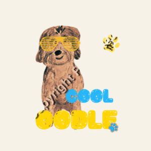 Cool Baby's will look super cute in this Golden Cool Oodle Sunshiny body suit   Design
