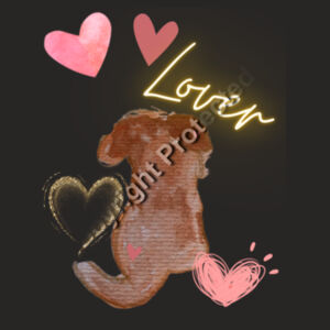   OH -   Super Cute Heart OOdle Spreading the LOVE -  mens fitted T shirt   Design