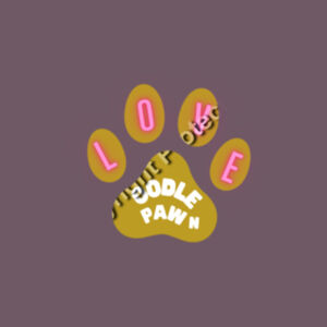  LOVE the OODLE PAWn Energy wear it on your Heart and your back UNISEX T SHIRT    Design