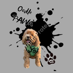 Black Graffiti OOdle has OOdles of Atitude- mens fitted T shirt    - Mens Fitted Cotton Tee Design