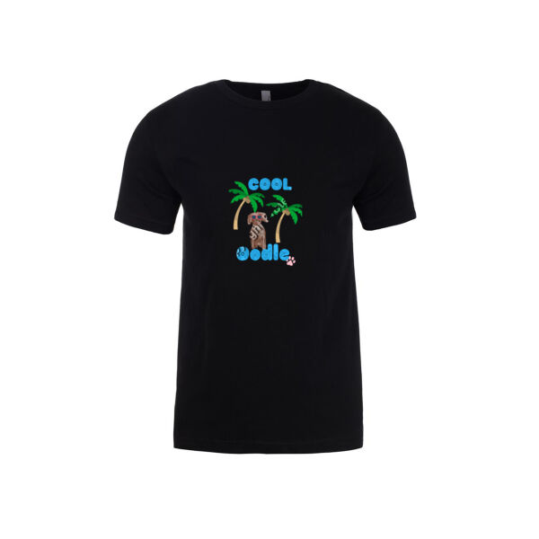 Blue Cool  Oodle is a Legend ,Spreading the LOVE OOdle PAWn Style - mens fitted T shirt   Thumbnail