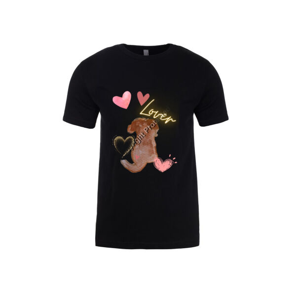   OH -   Super Cute Heart OOdle Spreading the LOVE -  mens fitted T shirt   Thumbnail