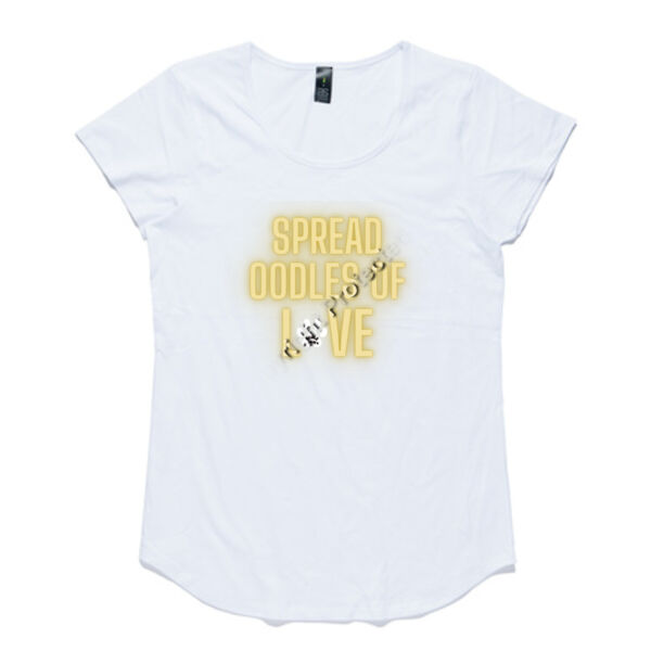 Ladies beautiful cap sleeved, scooped neck and super comfy -   Spread the Love in Oodles of Style spreading Gold Dust wherever you go Thumbnail