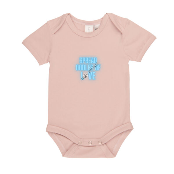 Spread Oodles Of LOVE Baby Organic Bodysuit a beautiful Unique Gift  Thumbnail